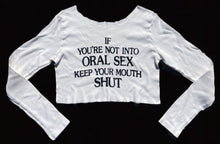 Load image into Gallery viewer, ORAL SEX LONG SLEEVE (XS/S)