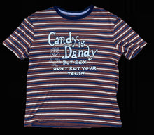 Load image into Gallery viewer, CANDY IS DANDY STRIPED BABY T
